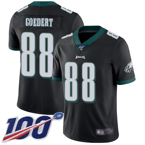 Men Philadelphia Eagles 88 Dallas Goedert Black Alternate Vapor Untouchable NFL Jersey Limited Player